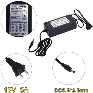 Xx Cbel 30 30 % Xx 15 V 5 A Ac To Dc Power อะแดปเตอร์แปลงสายเคเบิ้ล Universal 5 . 5x2 . 1-2 . 5มม.