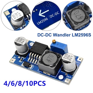 {GOOD} พาวเวอร์ซัพพลายแปลงบั๊ก สเต็ปดาวน์ LM2596S DC-DC ปรับได้