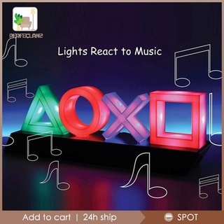 [PERFECLAN2] Game Icons Light with 3 Light Modes Music Reactive Game Room Lighting