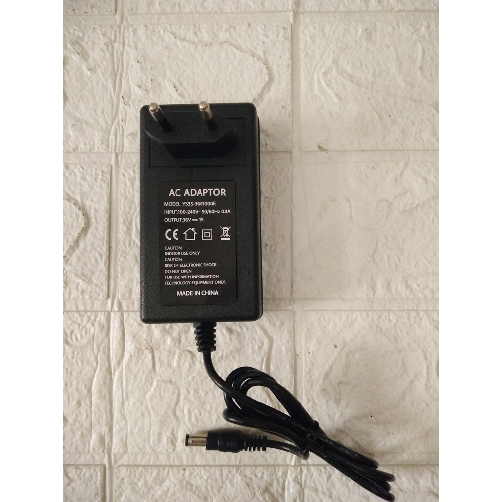 AC DC ADAPTER 36V 1A รุ่น YS35-3601000E Jek DC 5.5mm X 2.1mm - 2.5mm