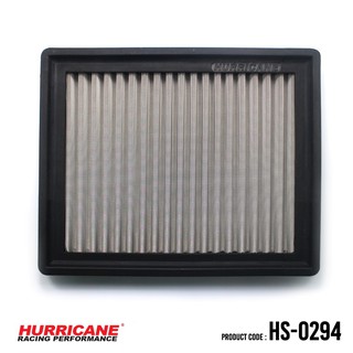 HURRICANE กรองอากาศสแตนเลส , ผ้าแดง  Lexus ( CT200H , NX300H ) Toyota ( Auris , Prius ) HS-0294