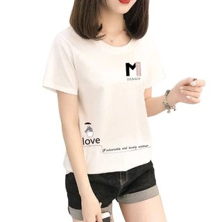 เสื้อแฟชั่นผู้หญิง แขนสั้น สไตล์เกาหลี สวมใส่สบาย