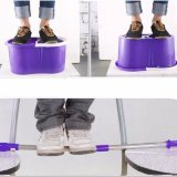 ไม้ถูพื้น ไม้ม็อบ ถังปั่นสแตนเลส แถมผ้าถูพื้น 2 ชิ้น มีช่องปล่อยน้ำทิ้ง มีล้อในตัว - รูปที่ 4