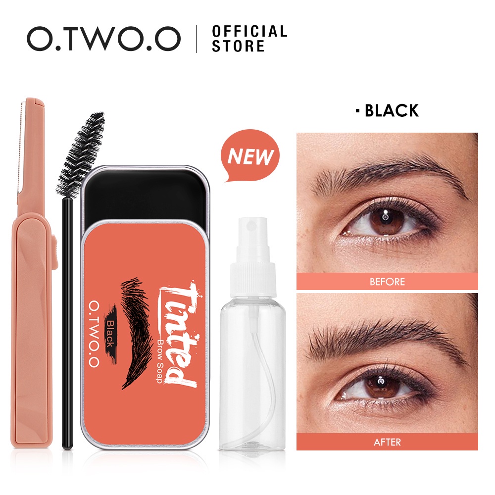 COD 3D Brows Makeup Balm Styling Brows Soap Kit Lasting Eyebrow Setting Gel Waterproof Eyebrow