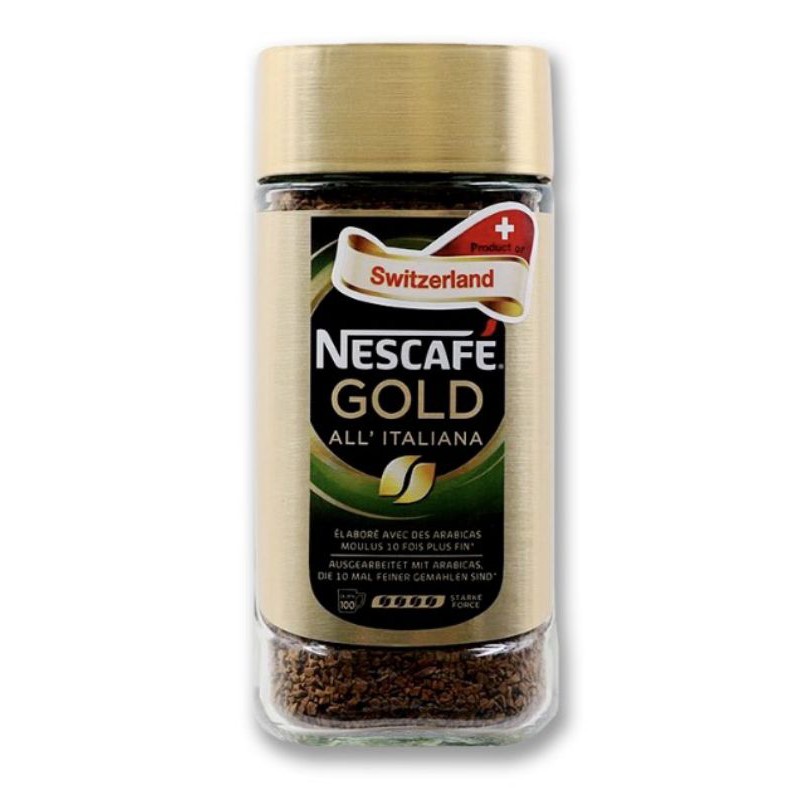 Nescafe Gold All Italiana 200g เนสกาแฟ โกลด์ ออล อิตาเลียน่า 200 กรัม