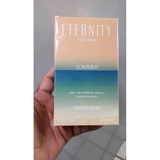 น้ำหอมแท้กล่องซีล CK Eternity For Men Summer EDT 100ml