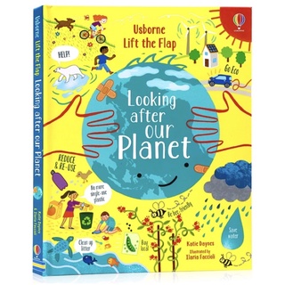 หนังสือ Usborne ภาษาอังกฤษ  looking after our planet(ETA)