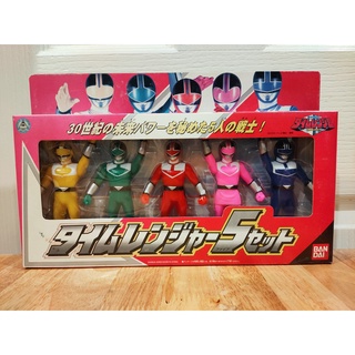 Bandai Power Rangers Time Force Timeranger Figure 5 Pcs Set งานชุดพาวเวอร์เรนเจอร์ ไทม์เรนเจอร์