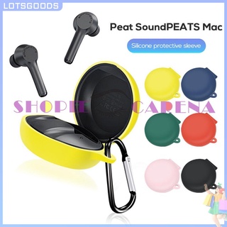 (Lotsgoods)     For SoundPEATS Mac Wireless Earphone Case Bluetooth-Compatible Earbud Cover