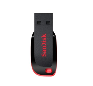 SANDISK USB2.0 Cruzer Blade 16GB MS2-000844 แฟลชไดร์ฟ