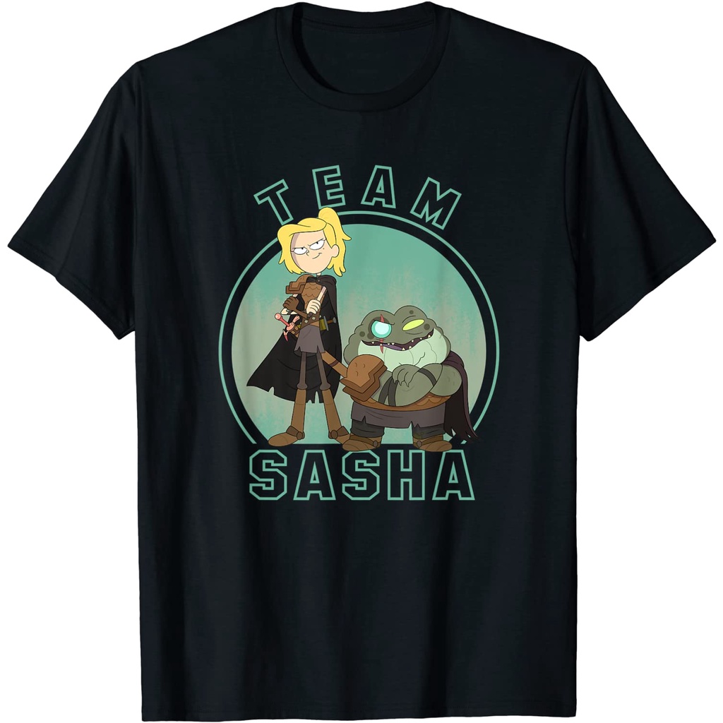 Disney Channel Amphibia Team Sasha เสื้อยืดเสื้อผ้าสําหรับผู้ใหญ่