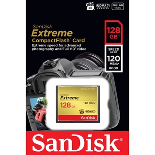 SanDisk 128GB Extreme CompactFlash Memory Card - SDCFXSB-128G-G46