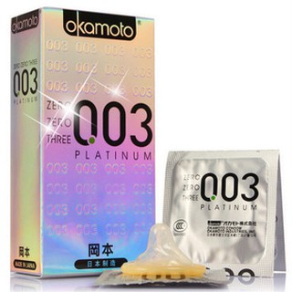 (กรอกโค้ด VOTM150 ลดเลย30%ขั้นต่ำ0บาท ) Okamoto 003 ถุงยางอนามัย (10ชิ้น/1กล่อง)