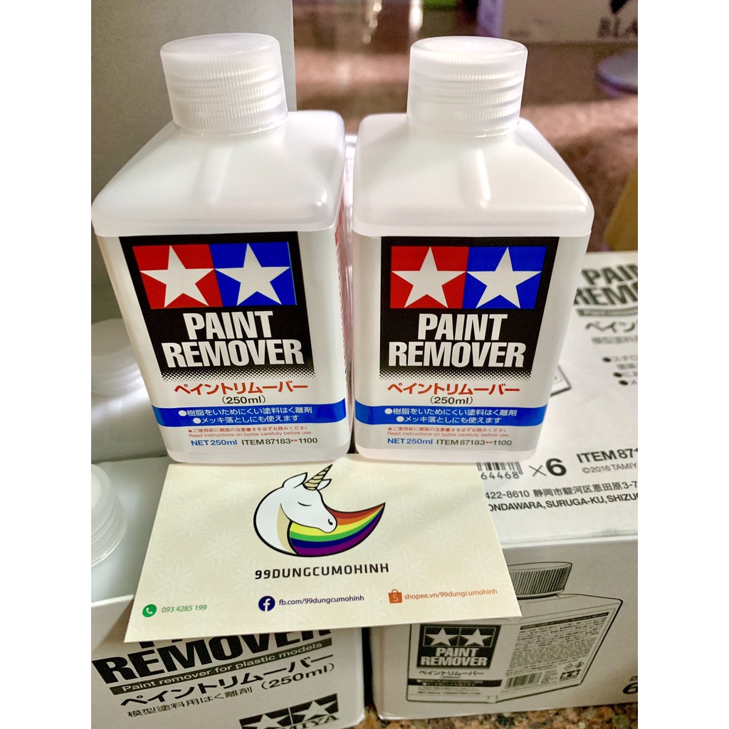 ของแท้ TAMIYA PAINT REMOVER - PAINT REMOVER 250ML - เครื่องมือโมเดล
