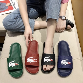 LACOSTE 🐊 shoes แตะ รองเท้าแตะ รองเท้า ลำลอง สินค้าพร้อมส่ง รุ่น 2059-A3 (มี4สี)