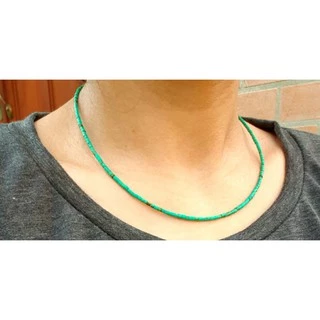 Jewelry By Heart : สร้อยคอหินเทอร์ควอยส์สีเขียว มีหลายความยาว น่ารักสุดๆ 📿