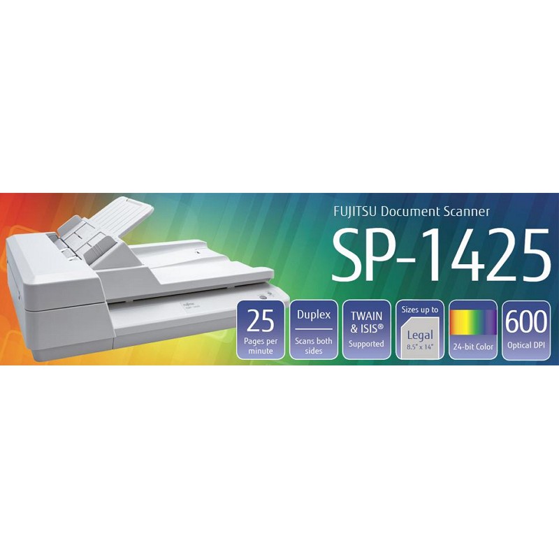 素敵な素敵なFUJITSU FI-SP1425 A4両面カラースキャナ SP-1425 ...