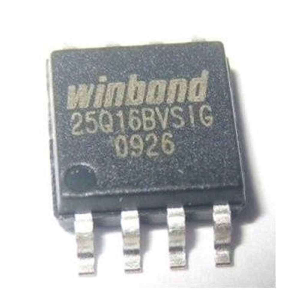 Ic SPI แฟลช Winbond 25Q16 25Q16BVSIG
