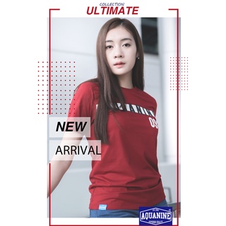 AQUANINE เสื้อยืด  รุ่น ULTIMATE  เสื้อยืดผู้หญิง ( สีแดง ) ลิขสิทธิ์แท้