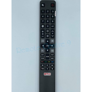 รีโมททีวี  TCL รุ่น CRC802N ระบบ 4 K มีปุ่มคำสั่ง Netflix ***รุ่นของรีโมทจะต้องเหมือนตัวเดิมเท่านั้น จึงจ