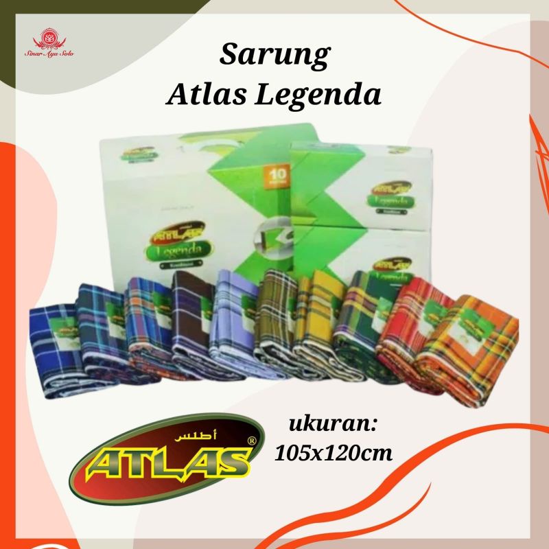 Atlas Legend 6250 ผ้าซิ่นทอดั้งเดิม | รูปแบบสีสุ่ม 500 แบบ | Atlas BEHAESTEX ดั้งเดิม 100%