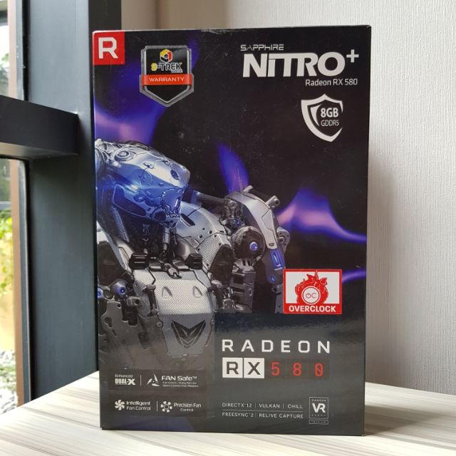 การ์ดจอ Radeon Sapphire Nitro× RX580 8GB GDDR5