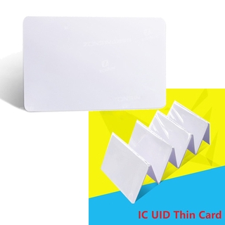 Mifare IC UID PVC​ Thin​ Card​ Rewritable​ rfid​ 13.56 mHz