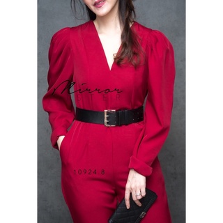 La PoTTa JuMPSUiT with BeLT•• ชุดกางเกงจัมพ์สูททรงดี๊ดีใส่แล้วดูผอมเพรียว!!! เป๊ะปัง...เพราะแพทเทรินช่วงบนแต่งดีเทลคอวี