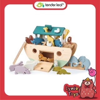 Tender Leaf Toys ของเล่นไม้ ของเล่นเสริมพัฒนาการ เรือไม้โนอาห์ Noahs Wooden Ark