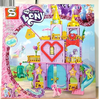 firstbuy_ตัวต่อเลโก้ SY 1443 ชุด ปราสาทม้าโพนี่ My Little Pony Castle จำนวน 706 ชิ้น ของสะสม