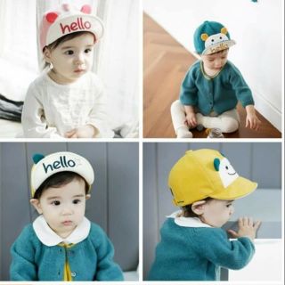 หมวกแกปHelloอายุ6ด-2ปี 99บาท