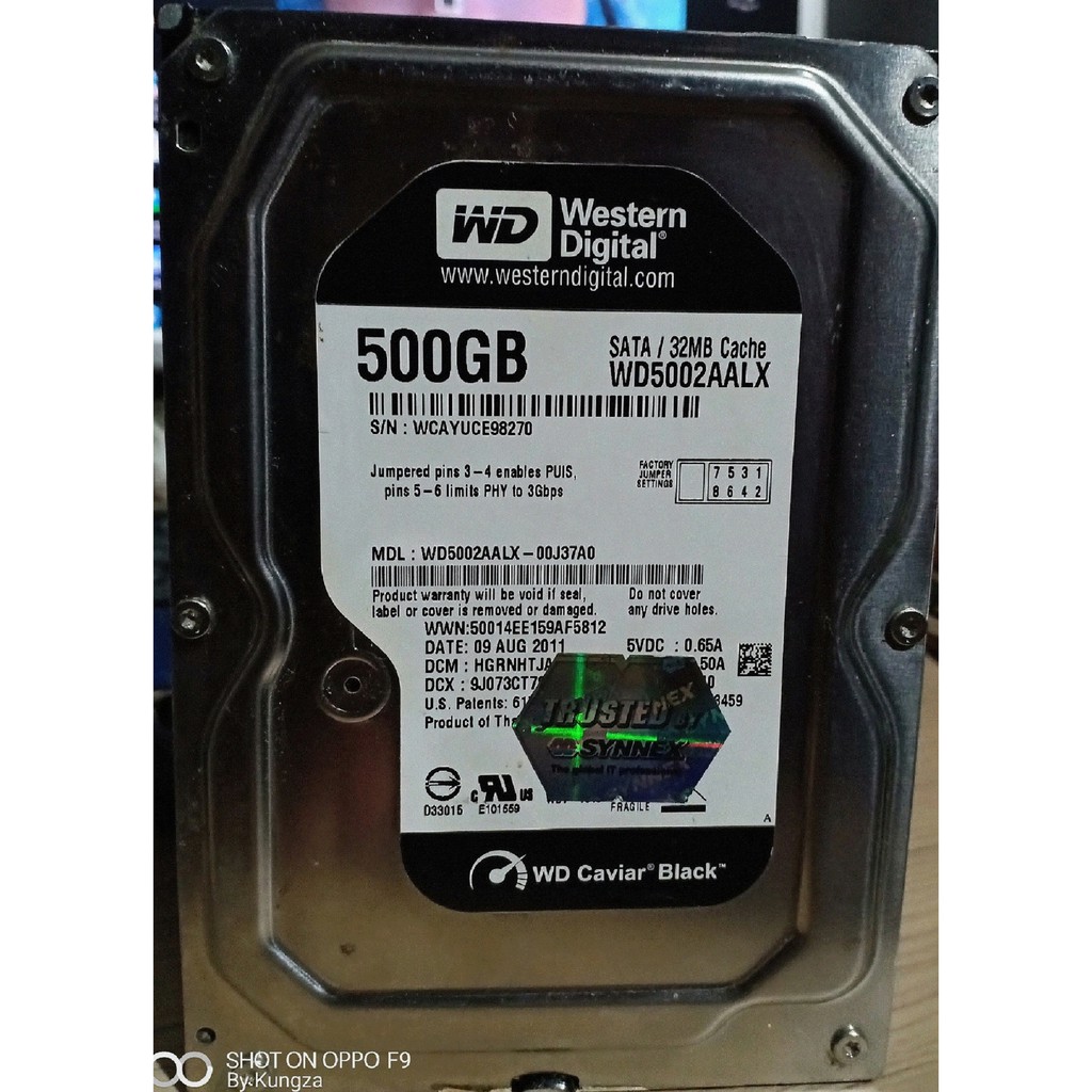 HDD WD Black 500G SATA3