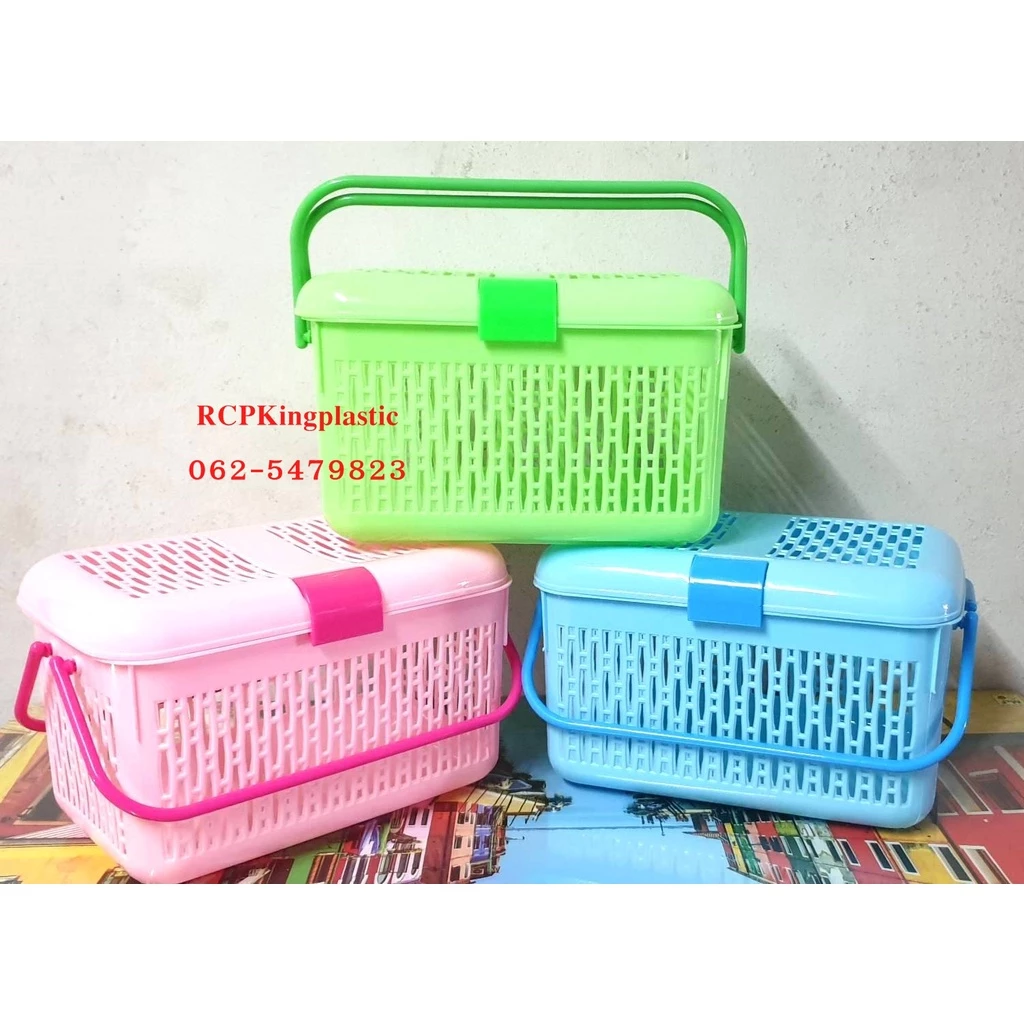 ตะกร้าฝาปิด อเนกประสงค์ ++ขนาดเล็ก941และ9801++by RCP.Kingplastic