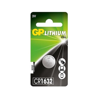 ถ่านกระดุม GP LITHIUM CELL BATTERY รุ่น CR1632 3V (DL1632) (CR1632-7C5) 1ก้อน ของแท้ ไฟเต็ม