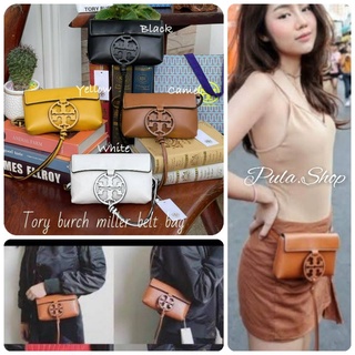 💕 3in1 Tory burch miller belt bag กระเป๋าคาดอก คาดเอว คลัชท์ ขนาดเล็กกะทัดรัด