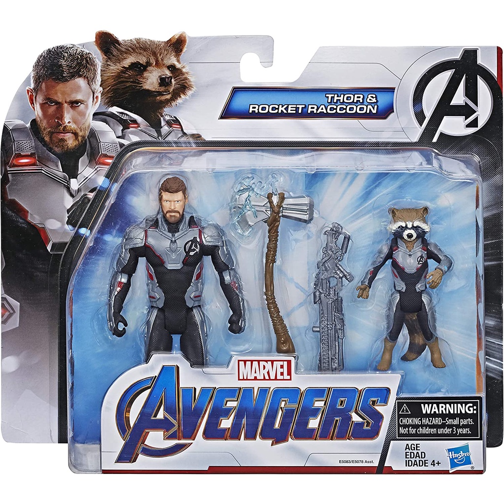 Avengers Endgame Thor & Rocket Raccoon 2-Packs ขนาด 6 นิ้ว สินค้าใหม่ ลิขสิทธิ์แท้