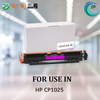 ตลับหมึกเทียบเท่า รุ่น 126A/CE313A M สีชมพู สำหรับ HP LaserJet Pro CP1025