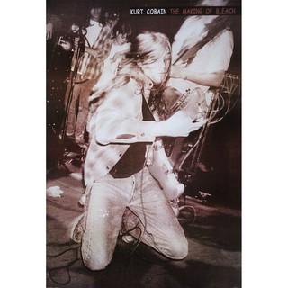 โปสเตอร์ รูปถ่าย คอนเสิร์ต นักร้อง วงดนตรี ร็อก NIRVANA Kurt Cobain 1987-94 POSTER 24"x35" Legend American Rock Band v5