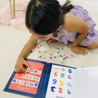 เกมส์สะกดคำ แถบเเม่เหล็ก  Magnetic Spelling