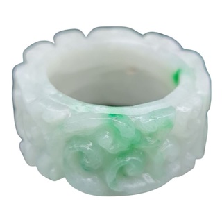 แหวนหยกแท้ Jadeite Type A ไซส์ 53 (รหัสสินค้าDAA53#2)