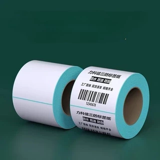 เทอร์มอล สติ๊กเกอร์บาร์โค้ดความร้อน Thermal Sticker Label สติ๊กเกอร์บาร์โค้ดความร้อน Barcode Sticker Labelป้ายสติ๊กเกอร์