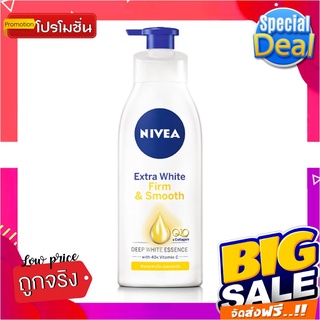 นีเวีย เอ็กซ์ตร้าไวท์ เฟิร์มมิ่งแอนด์สมูท โลชั่น ขนาด 400 มล.Nivea Extra White Firming And Smooth Lotion 400 ml