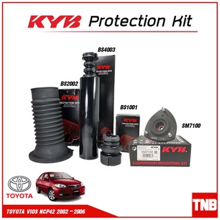 KYB ยางกันกระแทก,ยางกันฝุ่น,เบ้าโช๊คอัพ TOYOTA VIOS โตโยต้า วีออส ปี 2002-2006 ราคาต่อชิ้น