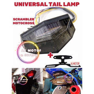 ไฟเบรก LED 5 ทาง KLX150 KTM KLX250 KLX KSR110 DTM D-TRACKER MOTOCROSS สําหรับรถจักรยานยนต์