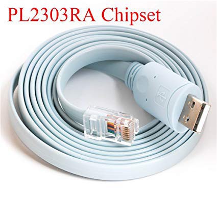 ลดราคา PL2303RA USB RS232 เพื่อ RJ45 คอนโซลเคเบิ้ลสำหรับซิสโก้ H3C HP Arba Huawei Fortinet เราเตอร์ 6ft ( 3 เมตร) #สินค้าเพิ่มเติม สายต่อจอ Monitor แปรงไฟฟ้า สายpower ac สาย HDMI