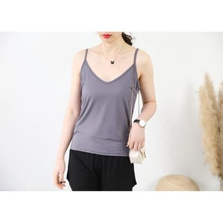เสื้อสายเดี่ยว Modal camisole 0309 (มี 6 สี 4 ไซส์)