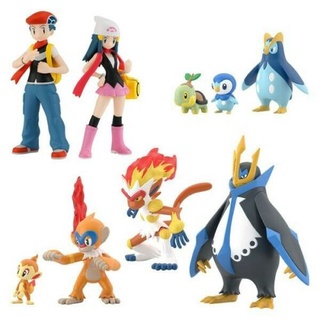 โมเดลฟิกเกอร์เเท้100%Pokemonโปเกมอน Pokemon Scale World Figure Sinnor Region Complete Set  ชุดใหม่ล่าสุด