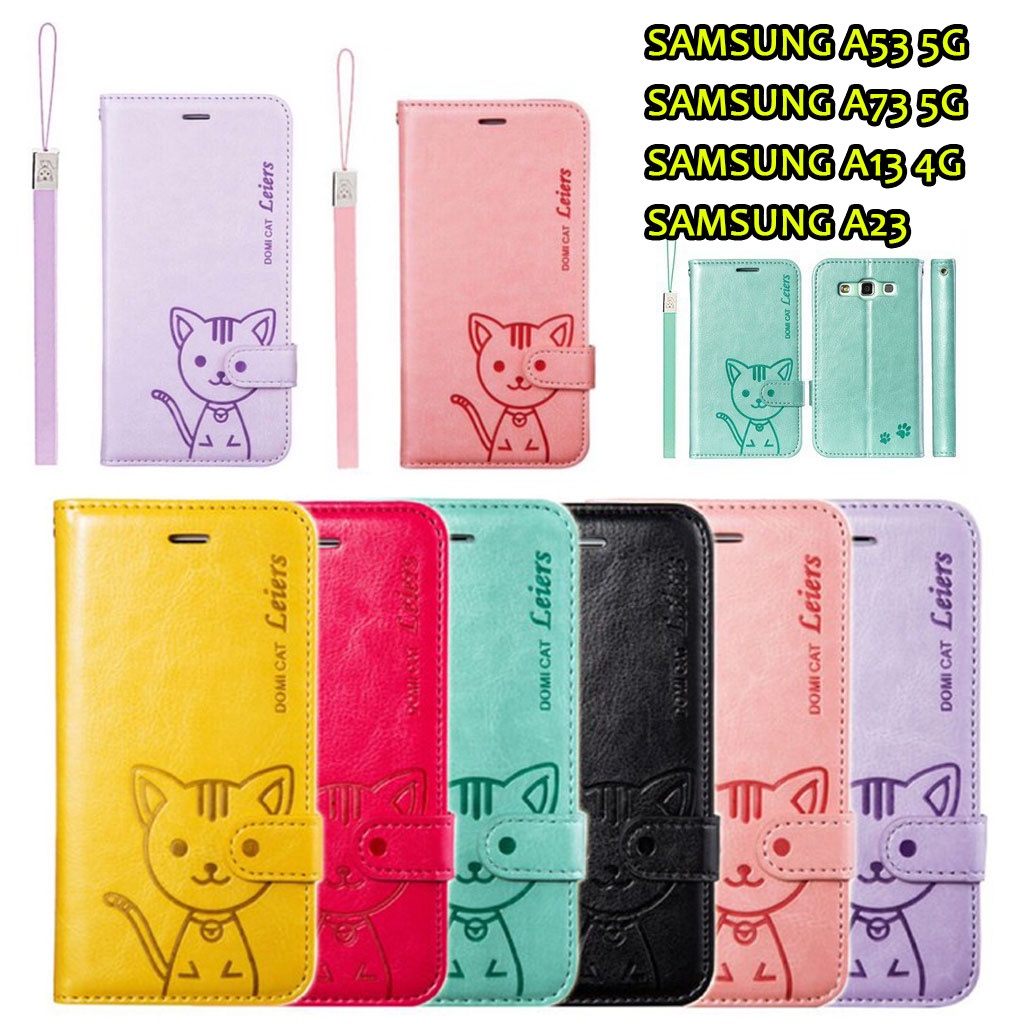 เคสฝาพับหนัง DOMICAT SAMSUNG A53 5G / A73 5G / A13 4G / A23 / A13 5G/S9plus/S10/S10plus สำหรับซัมซุง พร้อมส่งจากไทย