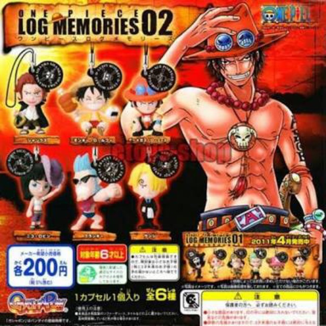One Piece Log Memories 02 Gachapon Set Shopee Thailand