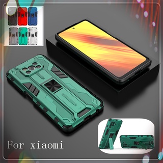 เคสโทรศัพท์มือถือแบบแข็ง กันกระแทก พร้อมที่ตั้งวาง 3D สําหรับ xiaomi poco m4 f4 m3 x3 x4 pro gt nfc m3pro x3nfc x3pro x3gt x4pro m4pro f4gt x4gt